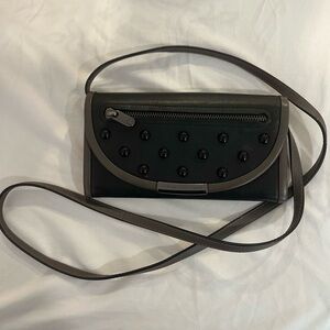 Marc Jacobs Studded Leather Crossbody Clutch
